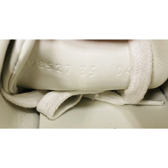 GUCCI $750 White Pink Perforated Leather Interlocking GG Ace Sneakers IT 35 US 5 - Picture 11 of 11